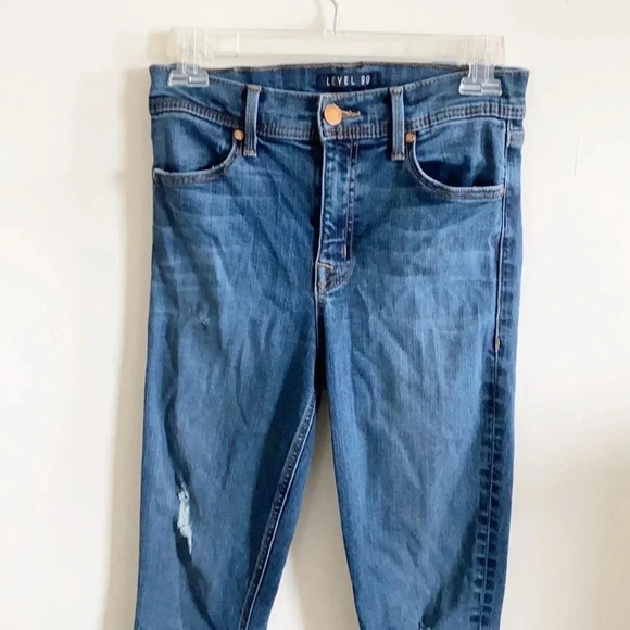 Level 99 Tanya Distressed With holes high rise skinny jeans - Picture 3 of 10